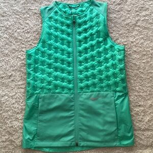 Nike Women's Green Quilted Vest